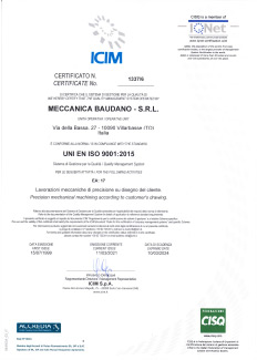 Certificato ISO